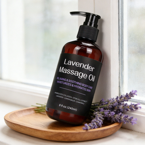 &Oacute;leo de massagem de lavanda